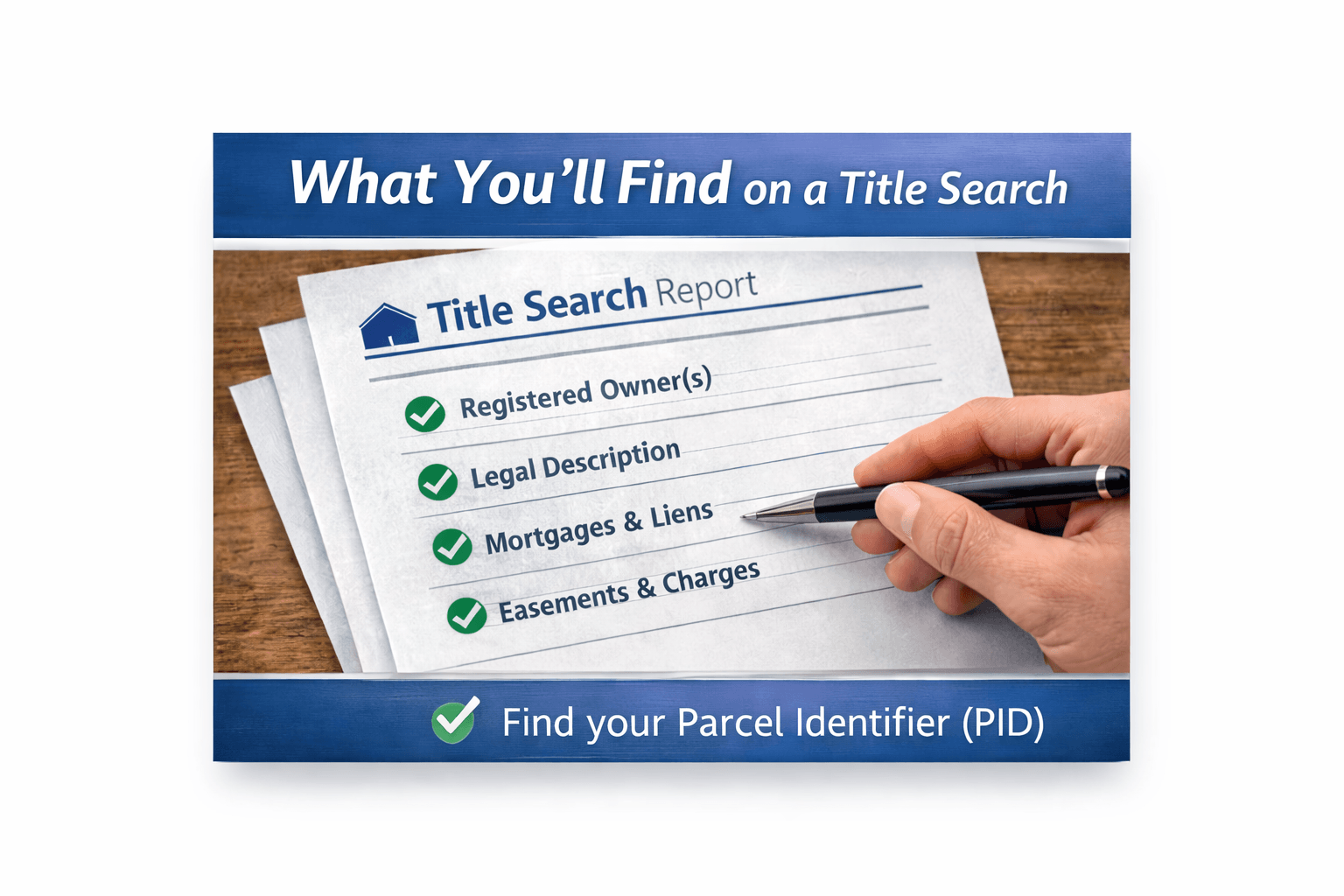 BC title search results showing ownership mortgages liens and easements