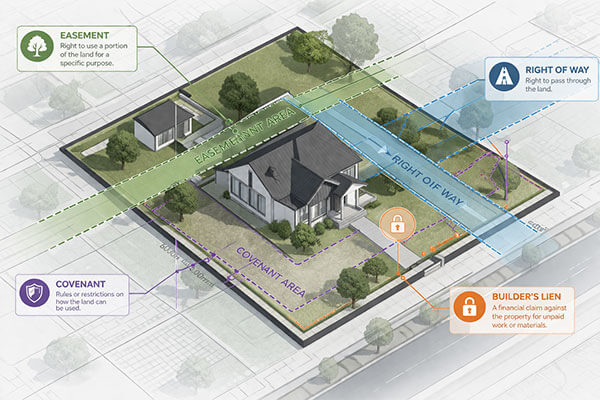 BC Registered Document Order Form is required for registered documents including easements, rights of way, covenants, and builder’s liens.